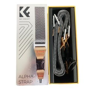 K&F Concept Alpha Series Camera Neck Strap Grey Leather KF13.115 DSLR Mirrorless